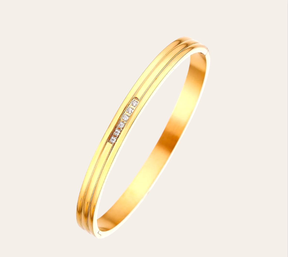 GOLD BANGLES-Glimmer Poise