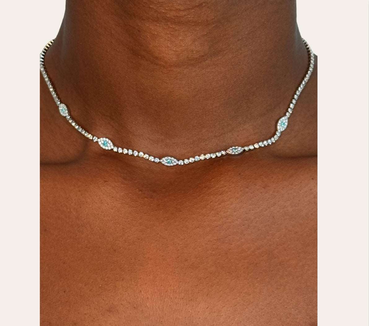 CHOKER NECKLACE-Glimmer Poise